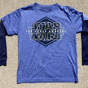 Star Wars the Force Awakens Youth Longsleeve shirt size: M